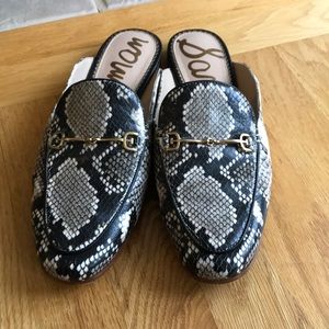 Sam Edelman snakeskin print slip-ons